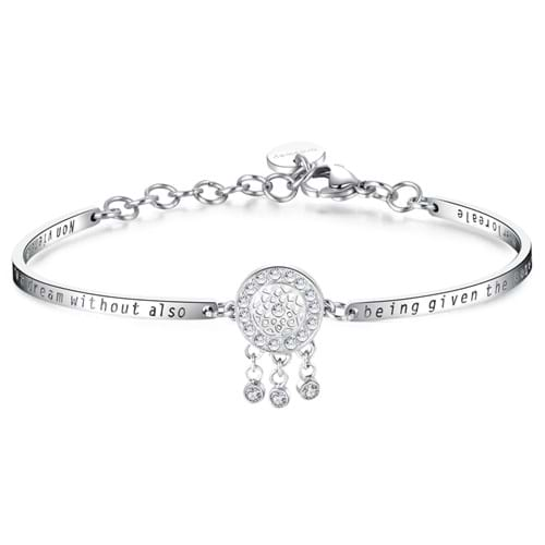 Bracciale Donna Borsway Chakra Acchiappasogni acciaio 316L e cristalli swarovski BHK160