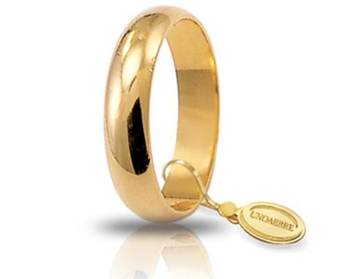 Fede Mantovana Classica Unoaerre in Oro 18kt – 050AFN006