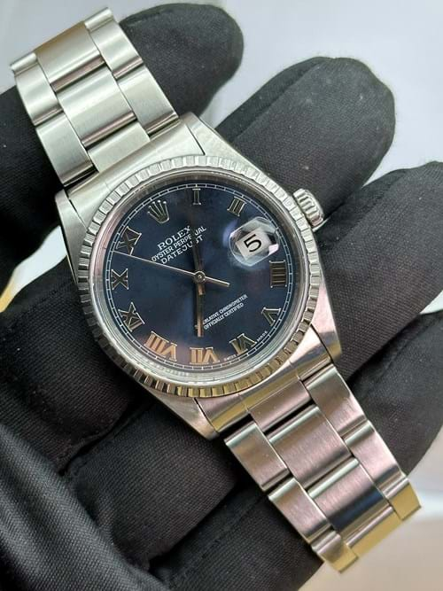 RESTAURO ROLEX DATEJUST 16220 - RIPRISTINO ESTETICO, RIMAGLIATURA BRACCAILE E REVISIONE MOVIMENTO