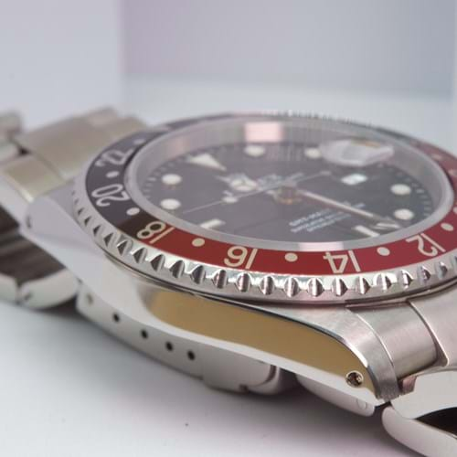 REVISIONE MECCANICA E RIPRISTINO ESTETICO CASSA E BRACCIALE ROLEX GMT MASTER II 16710