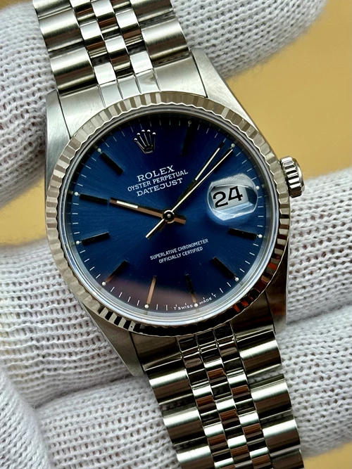 Rolex Datejust 16234 jubilee anno 1995 full set